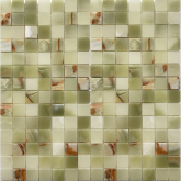 JMST21205 Мозаика Wild Stone мраморная мозаика Green Onyx натур. мрамор 30.5x30.5